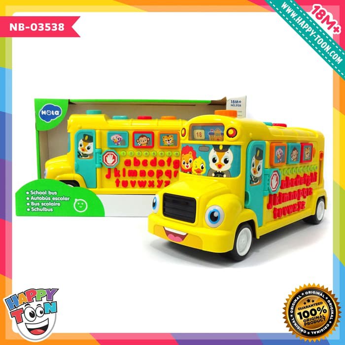 Vtech My First Toolbox Mainan Edukasi Anak 2-5 Tahun Toys 1St Too KG743 Hola - School Bus - Mainan