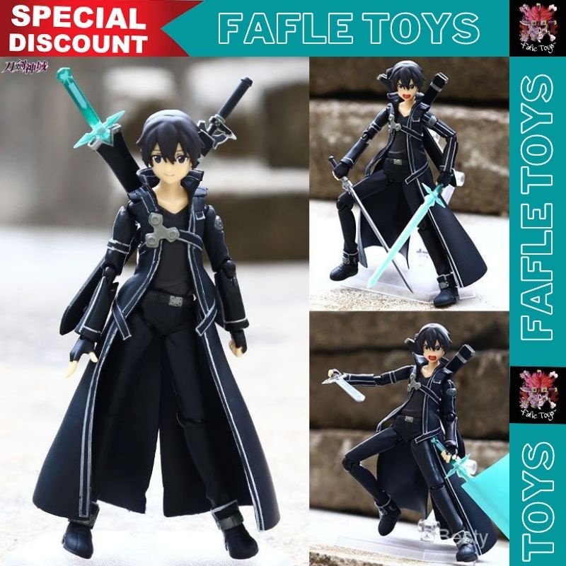 Figma Kirito Sword Art Online 174 / Figma Kirito Sword Art Onlin / Figma 174 Kirito Sword Art Online