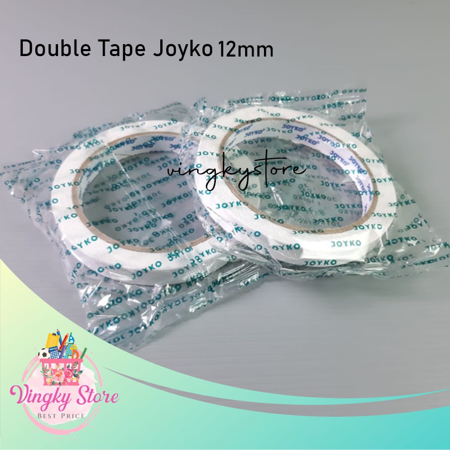 

Double Tape Joyko Perekat 2 Sisi 12mm