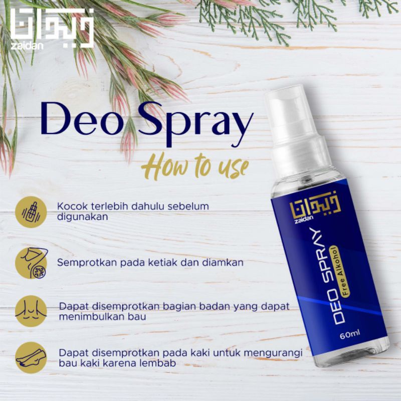 Deodorant Spray Zaidan (60ml)