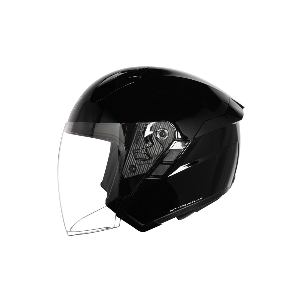 HELM RSV SV300 BLACK GLOSSY BUNDLING VISOR DARKSMOKE / IRIDIUM SILVER