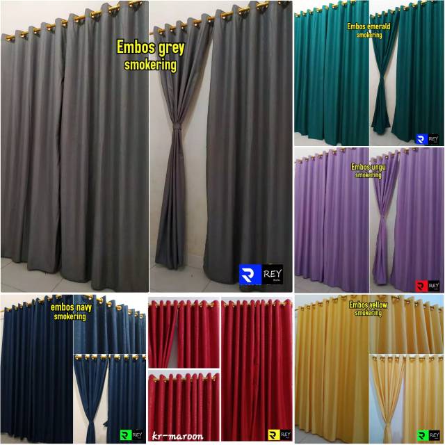 Korden Hordeng  Horden Gorden Polos Ring Murah Gorden Pintu 
