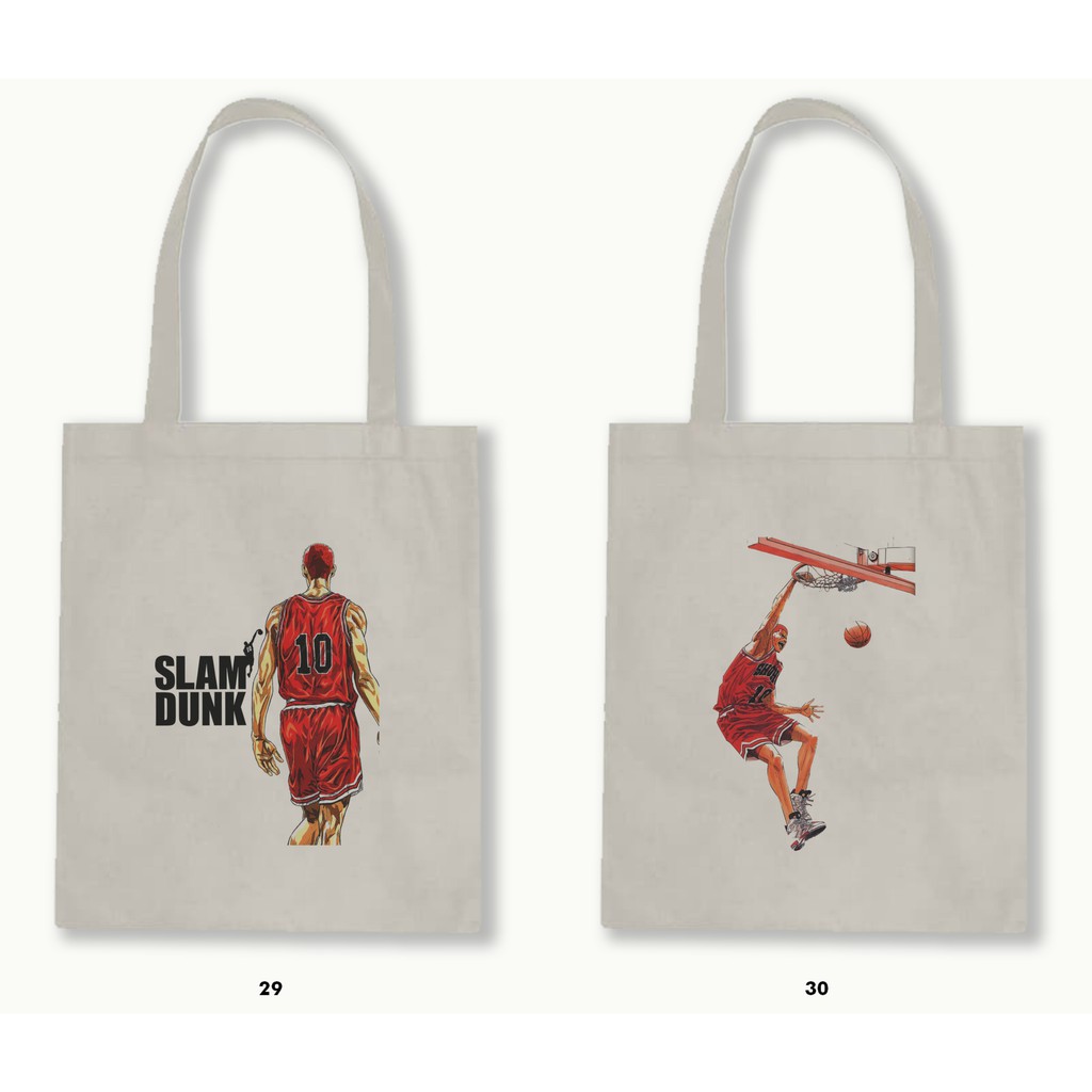 TOTE BAG BLACU  - SLAM DUNK (MANGA) .01