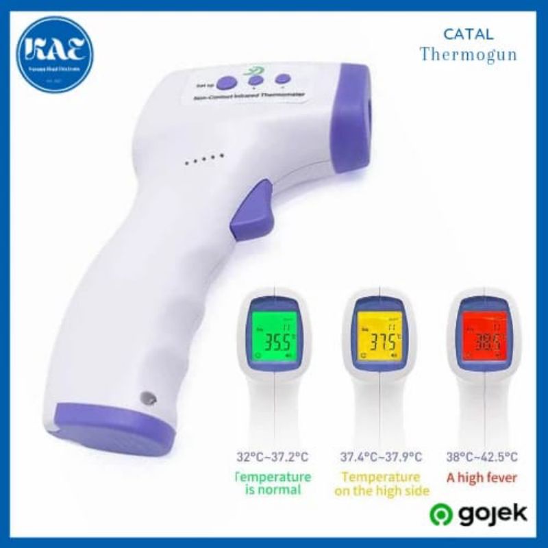 Thermogun CATAL Thermometer Tembak Infrared Pengukur Suhu Tubuh