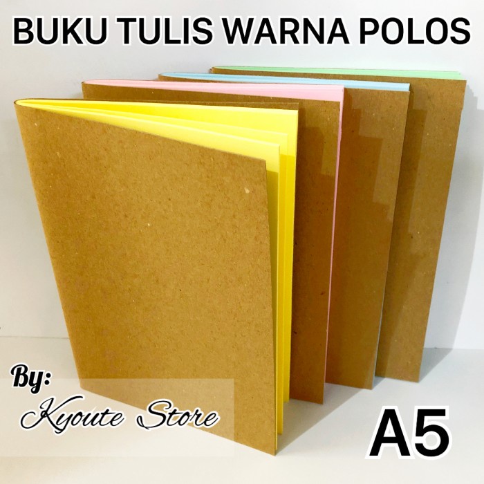 

[RESTOCK] Buku Tulis Polos Warna A5 Kyoute Menulis Lettering Catatan Jurnal - Kuning