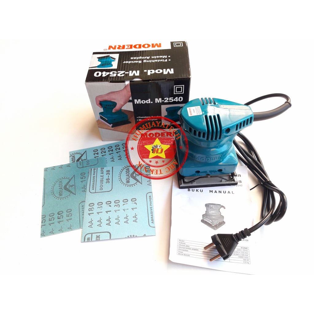 Mesin amplas M2540 Modern / Mesin sander / Palm Sander