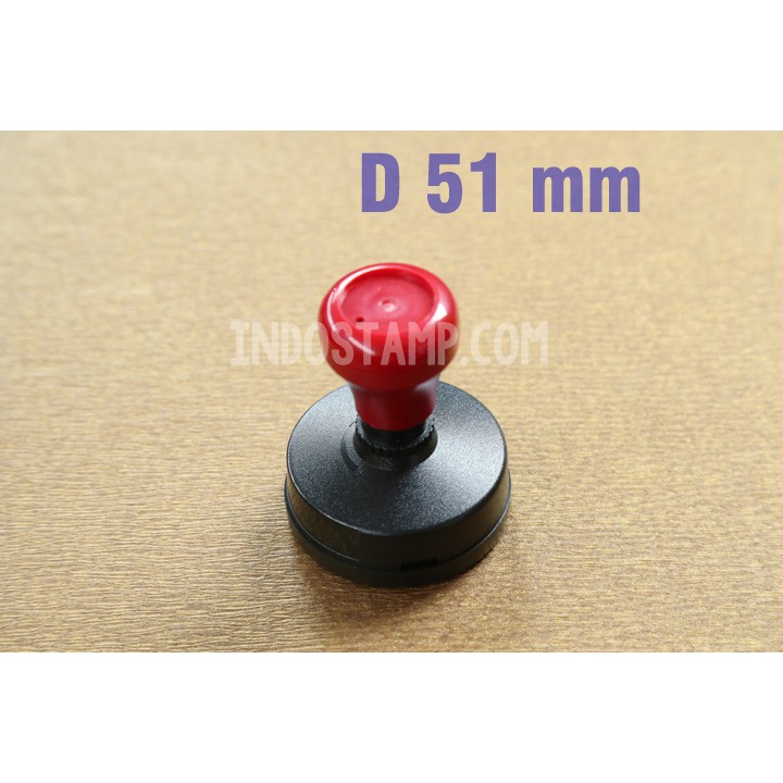 

gagang stempel D51 flash stamp diameter 51mm automatic holder original gratis ongkir xtra grosir bahan stempel indostamp