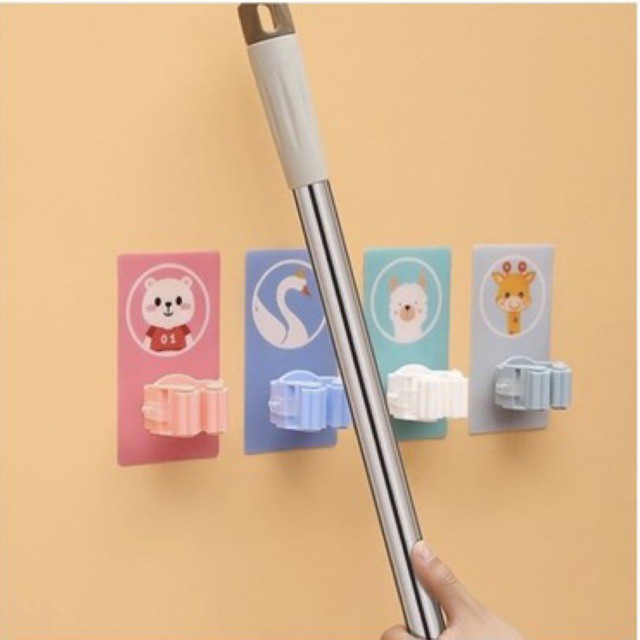 [AZ] Gantungan Sapu Penjepit Sapu Single Mop Holder Mop Clip