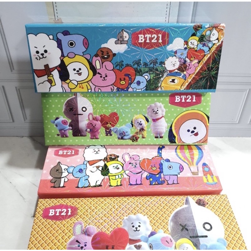 

KOTAK PENSIL BT21 BTS | PENCIL CASE DOS | TEMPAT PENSIL DUS FANCY BT21