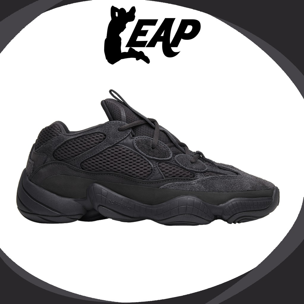 ( HQ ) Adidas Yeezy Boost 500 || Full Black