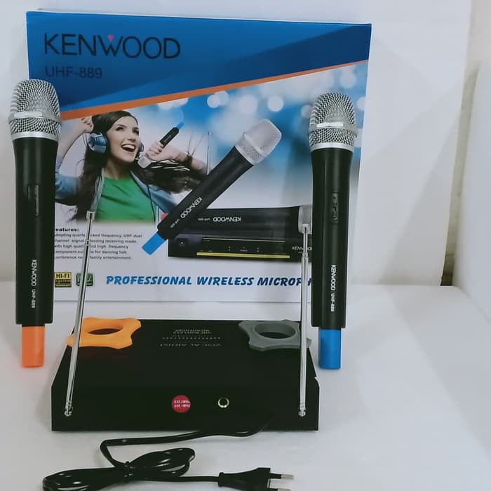 mic wireless kenwood UHF 889