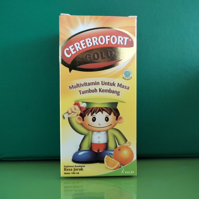 

Cerebrofort gold orange 200ml/multivitamin/masa tumbuh kembang