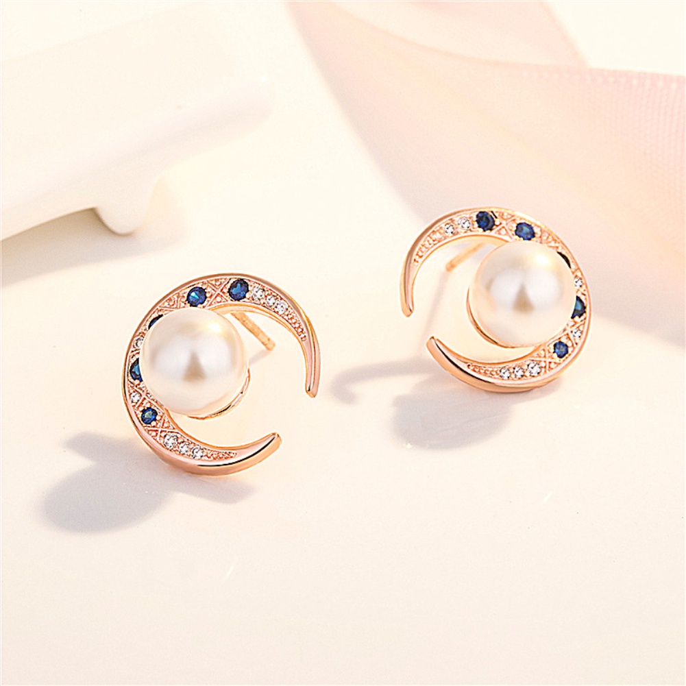 Hu Hu Hu Hu Hu Alat Bantu Pasang Kacamata♡ Set Kalung + Gelang + Cincin + Anting Tusuk Aksen Mutiara + Berlian Imitasi Untuk Perhiasan Wanita