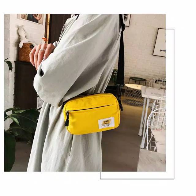 Tas selempang perempuan sling bag square wanita