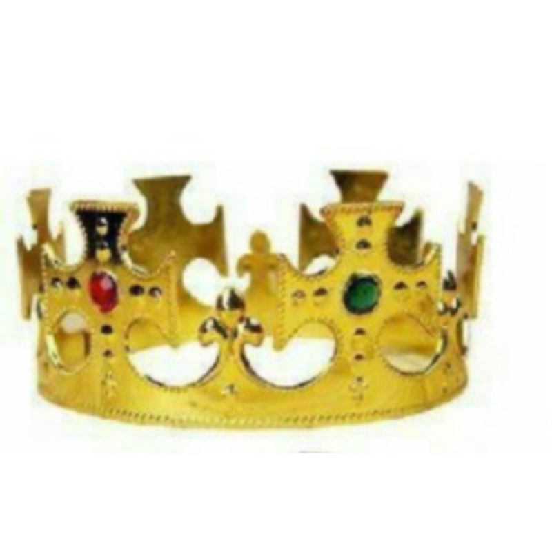 mahkota raja warna gold