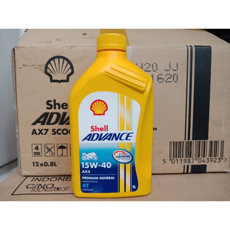 SHELL AX5 1L 4 tak Original
