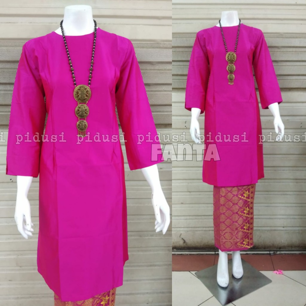 TERBARU SET TUNIK TAFFETA DAN ROK SONGKET / SET TUNIK TAFFETA PREMIUM