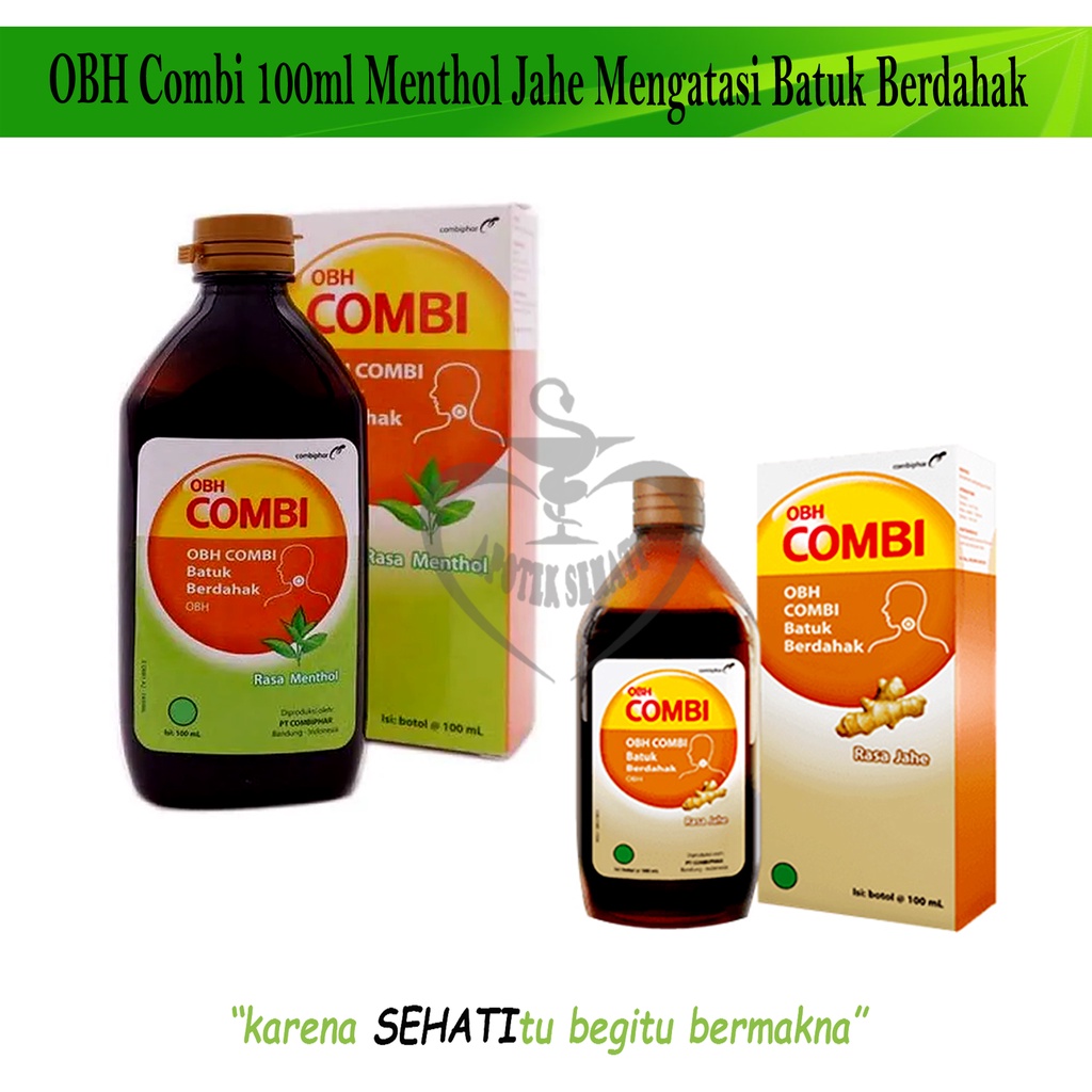 Obh Combi Batuk Berdahak Rasa Menthol Dan Jahe