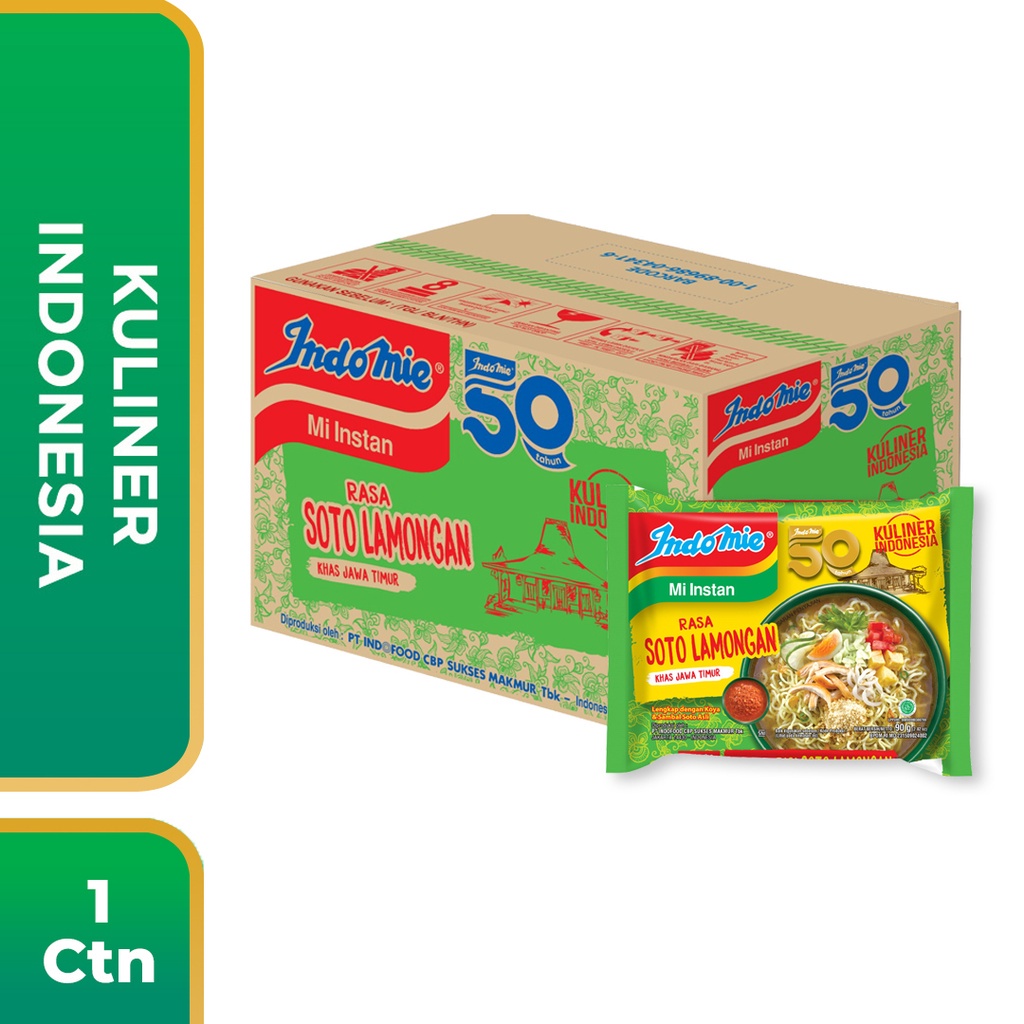 

1 Dus isi 40 Pcs - Indomie Soto Lamongan