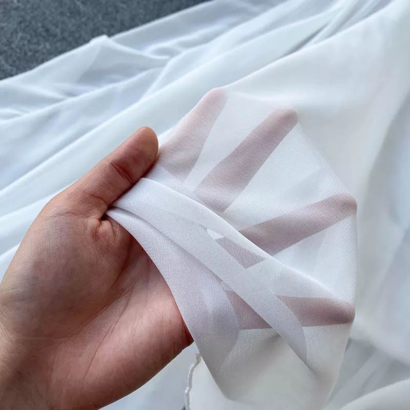 Maxi dress kondangan party pesta wanita sabrina Off Shoulder kerut smock smoke Lengan Panjang bahan sifon chiffon ceruti S M L XL JUMBO-3