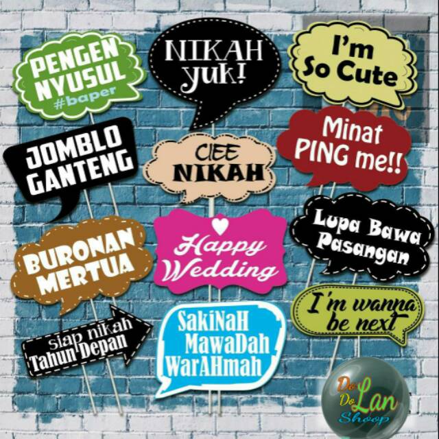 Dapatkan Gambar Properti Aksesoris Photo Booth Wedding Fun Props Shopee Indonesia Terbaru oleh Cikimm