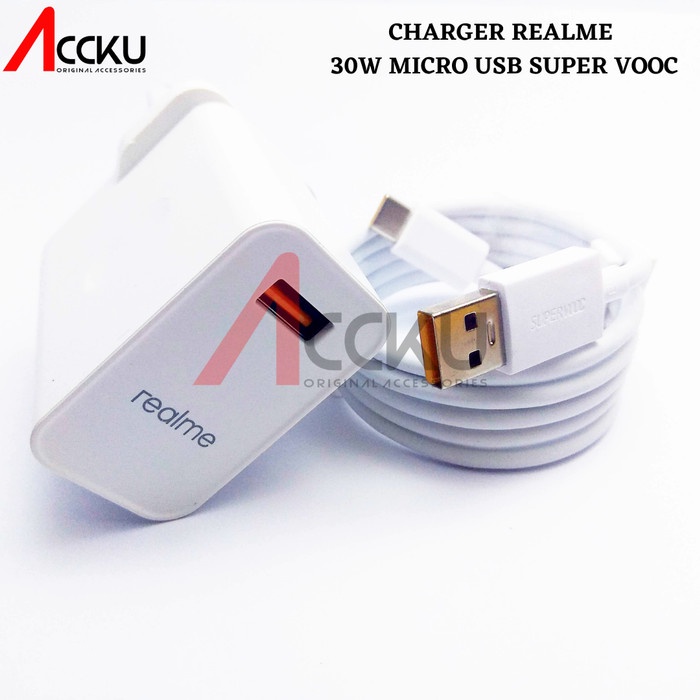 Charger Realme 30W Super Vooc Fast Charging Type C VC56HAEH