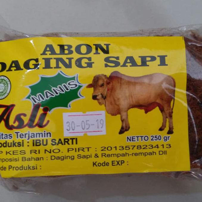 

Abon Sapi Ibu Sarti 250Gr Khas Surabaya - Pedas