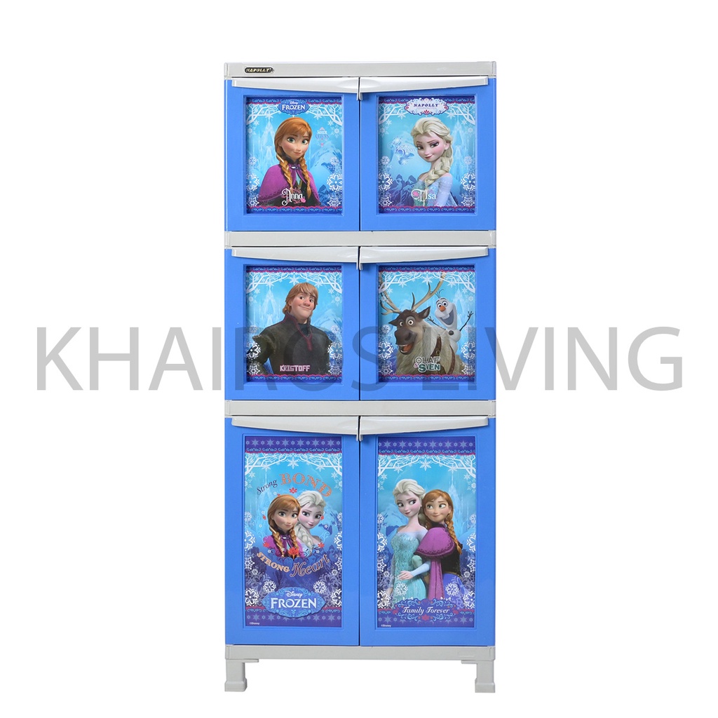 Lemari Plastik Anak Napolly Frozen BCBC-XX2 FROZEN