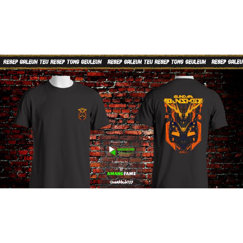 Kaos Anime Gundam Banzhee Kaos Gundam Terbaru Kaos Anime Original Terlaris