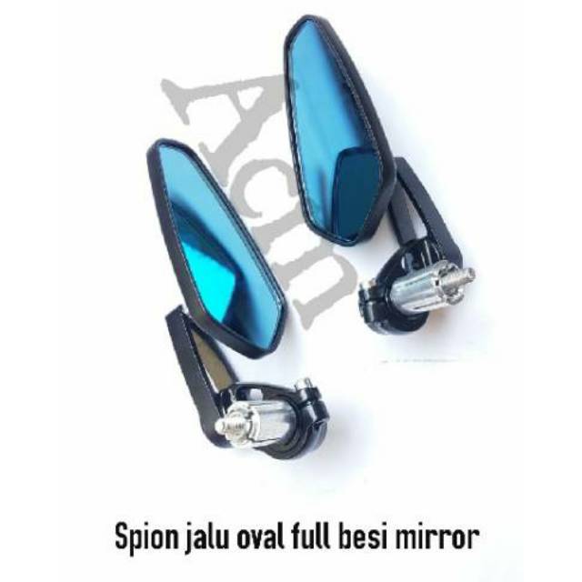 Spion jalu end bar bulat & oval cnc Beat scoopy vario Mio soul xeon Nmax Aerox Pcx Adv dll universal-2