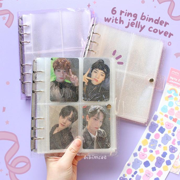 

PROMO 6 Ring Binder Photocard Album Transparant Sleeve