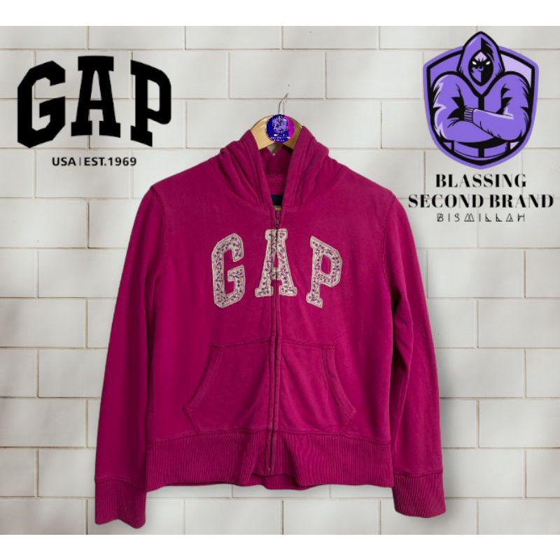 Zip Hoodie GAP Kids Big Logo Secon Original