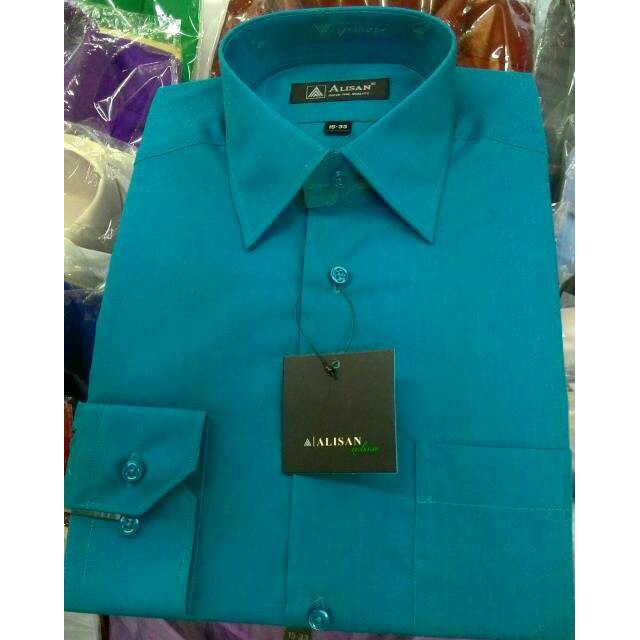 kemeja ALISAN hijau TOSCA regular fit panjang