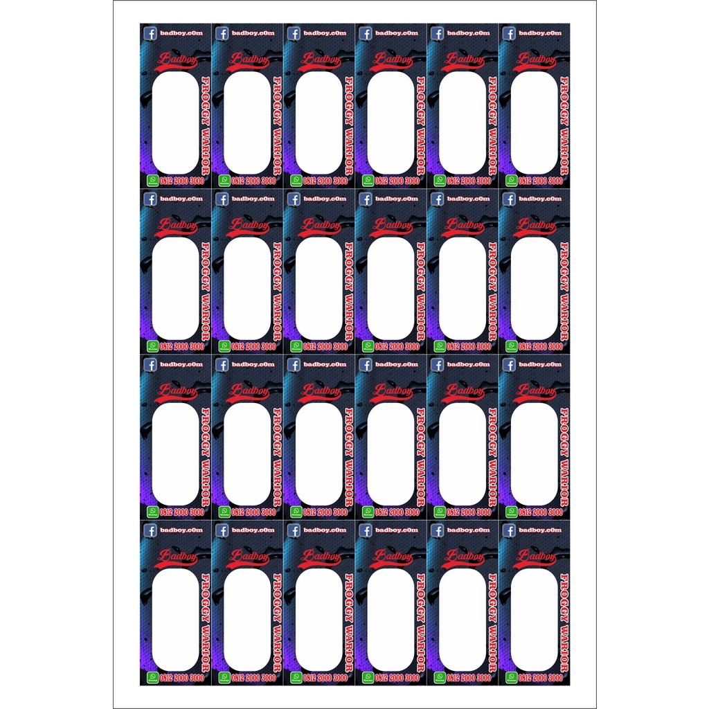 

label kemasan 5 x 11