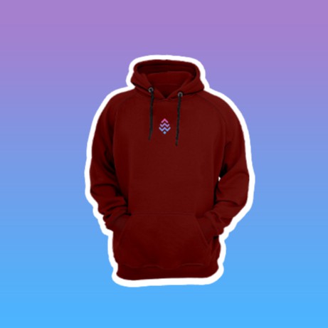 WAIKI Premium Hoodie - Maroon