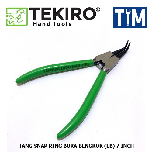 TEKIRO Tang Snap Ring Buka Bengkok (EB) 7 INCH / External Bent 7&quot;