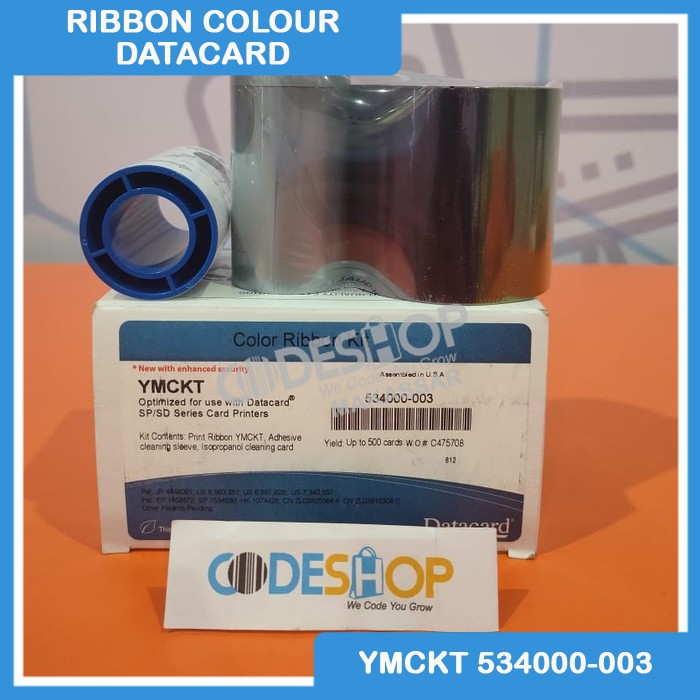 RIBBON COLOUR DATACARD SP25 | SD260 | SD360 | SP25+ | YMCKT 534000-003