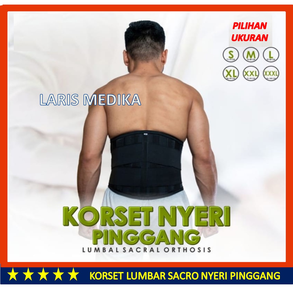 Korset Lumbal Elastis Korset Lumbar Korset Tulang Belakang Korset Sakit PinggangKorset Lumbar Orthopedi Tulang Belakang Lumbal Korset Lumbal Terapi Saraf Terjepit HNP/Tulang Ekor / Korset Sakit/Nyeri Pinggang / Korset LSO