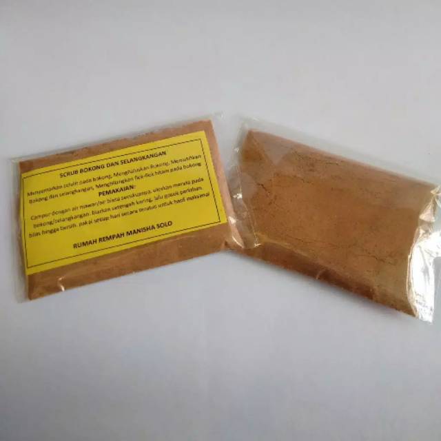 Scrub pemutih bokong & selangkangan