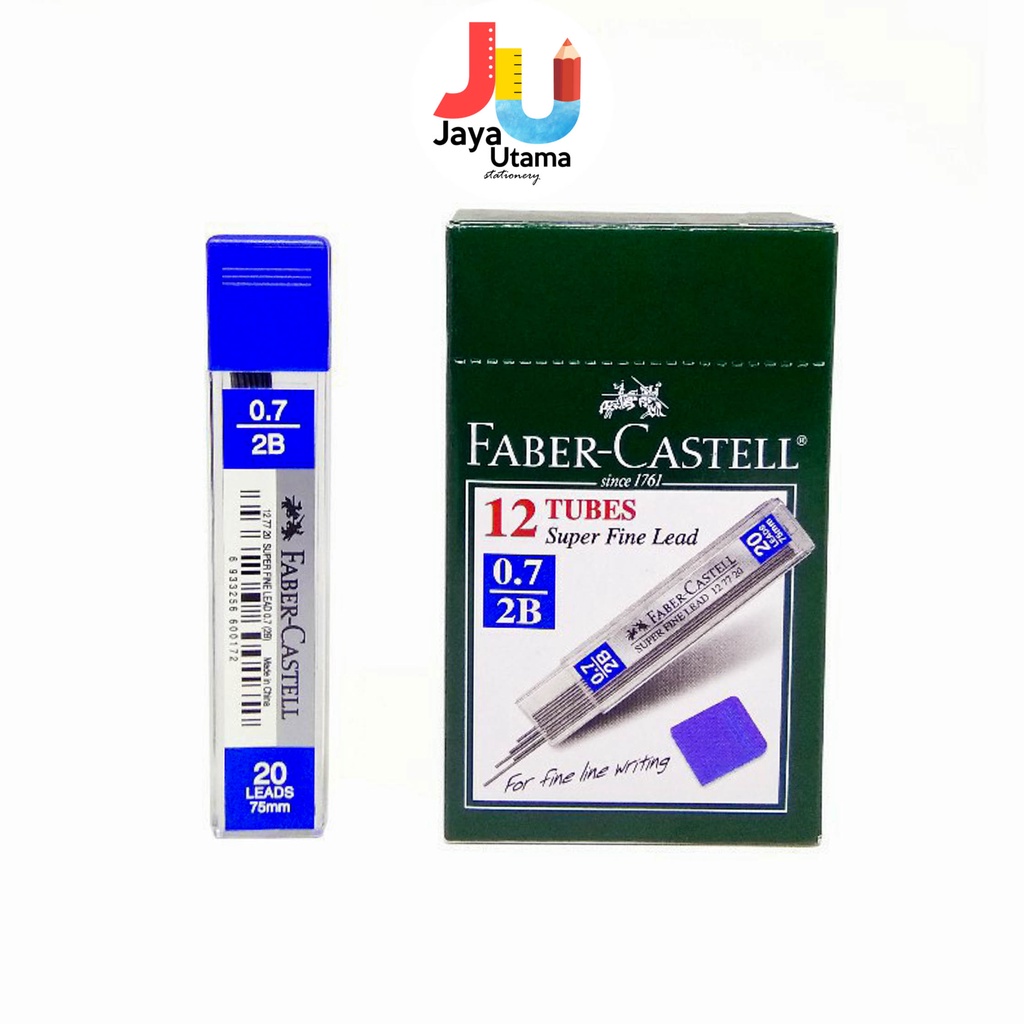 

(20 lead) Isi Pensil Mekanik Faber Castell Superfine HB 2B 0.7 Mm