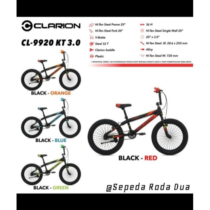 Sepeda BMX 20 Clarion 9920 XT