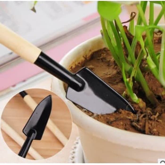 One Set Sekop Garpu Cangkul Mini 3in1 / Alat Berkebun / Garden Tools Mini