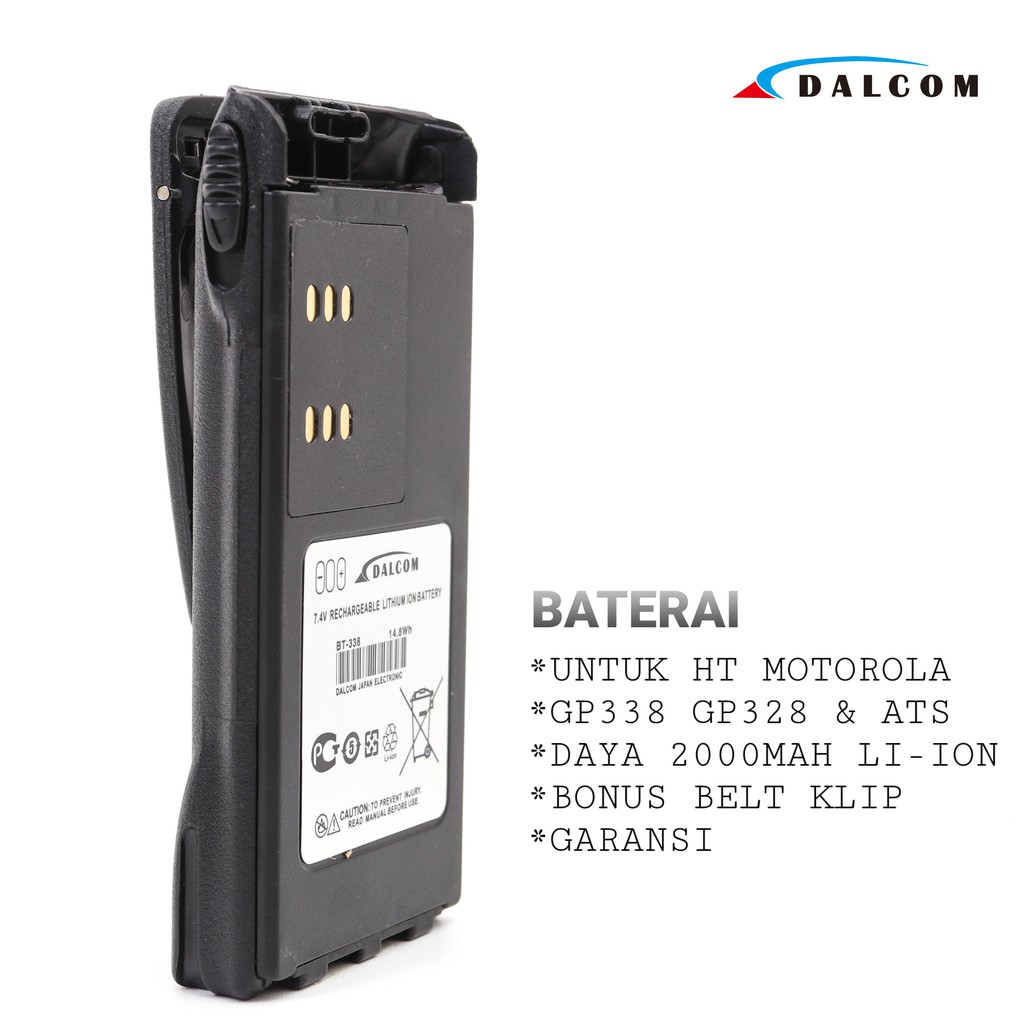 BATERAI HT MOTOROLA GP328 GP338 DAN ATS BATTERY LI-ION / LITHIUM