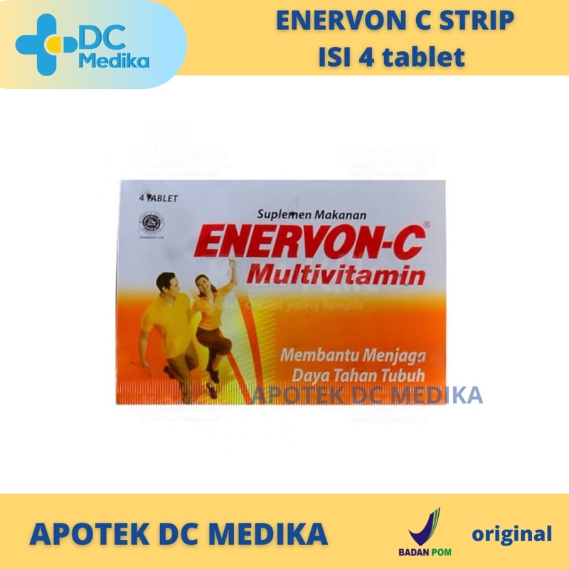 Enervon C Strip/ Multivitamin / Vitamin daya tahan tubuh