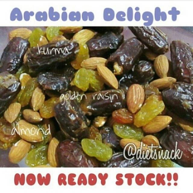 

Arabian Delight (Kurma, almond, golden raisin)