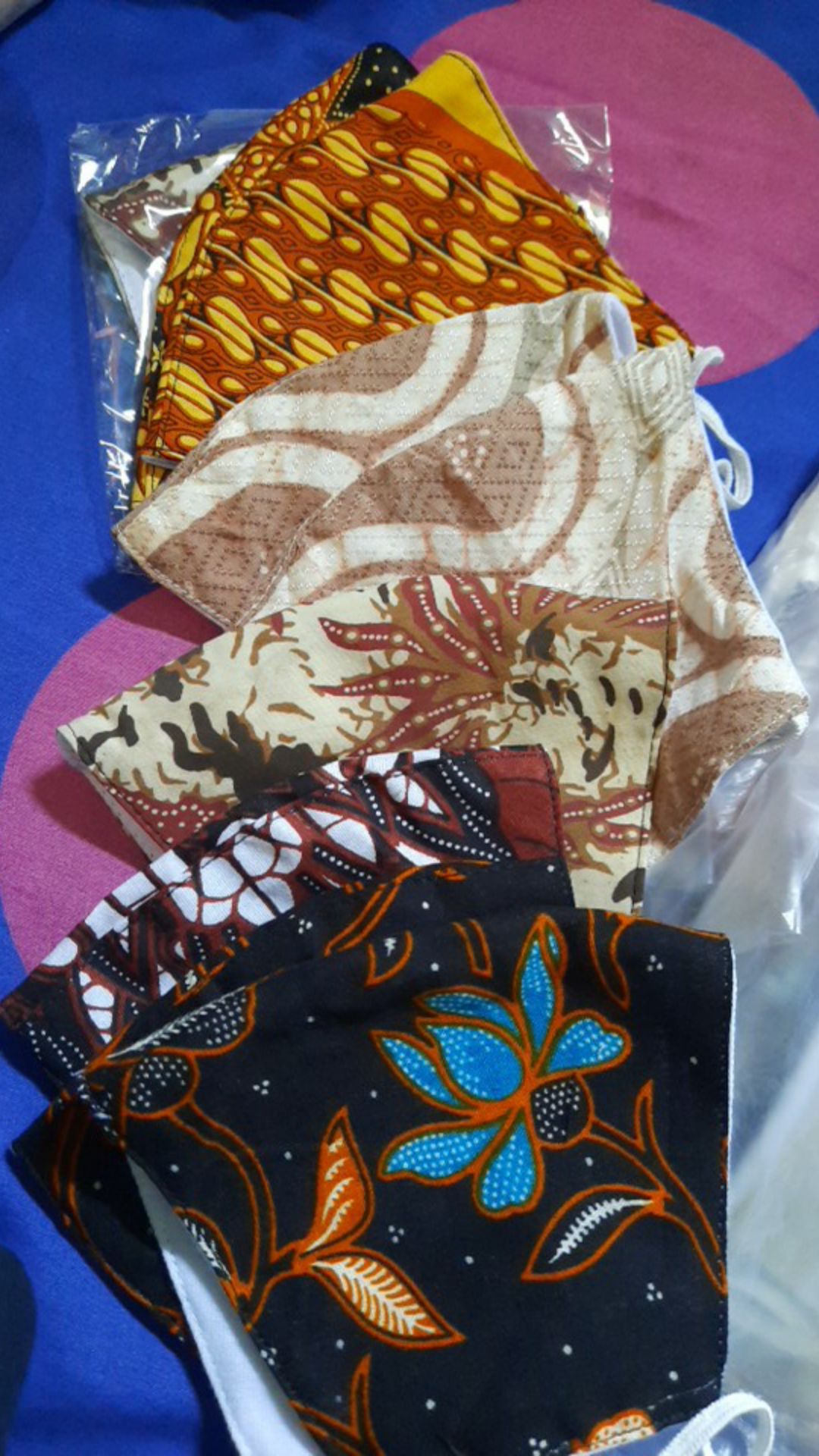 Masker batik murah grosir 2 lapis Shopee Indonesia