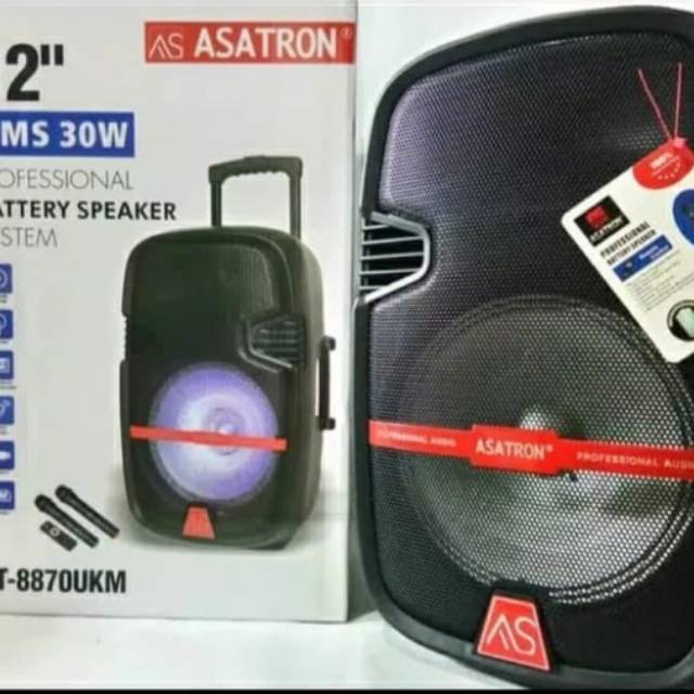 Speaker portabel karaoke Bluetooth metting Asatron  8870