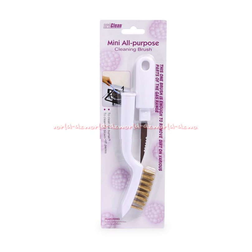 Proclean Mini All Purpose Cleaning Brush Nilon And Knife Pro Clean Sikat Dan Pisau Membersihkan Kotoran Kompor Dengan PIsau Brush Knife Proclin