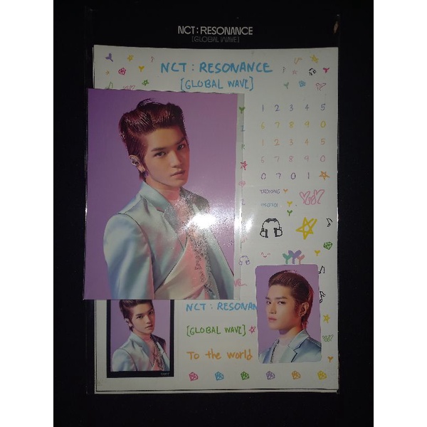 Taeyong Deco Sticker Beyond Live NCT 2021 SET (sticker deco+ postcard + photocard / pc)