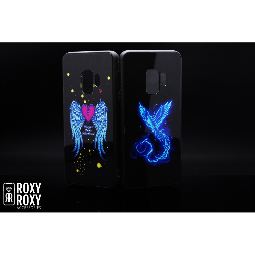 Glass Case Glow In the Dark Iphone 6G 7G Plus XR XS XS Max